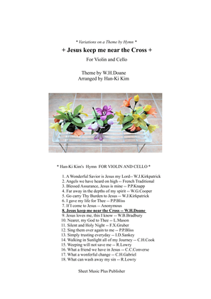 Book cover for Jesus keep me near the Cross (For Violin and Cello)