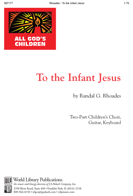 To the Infant Jesus