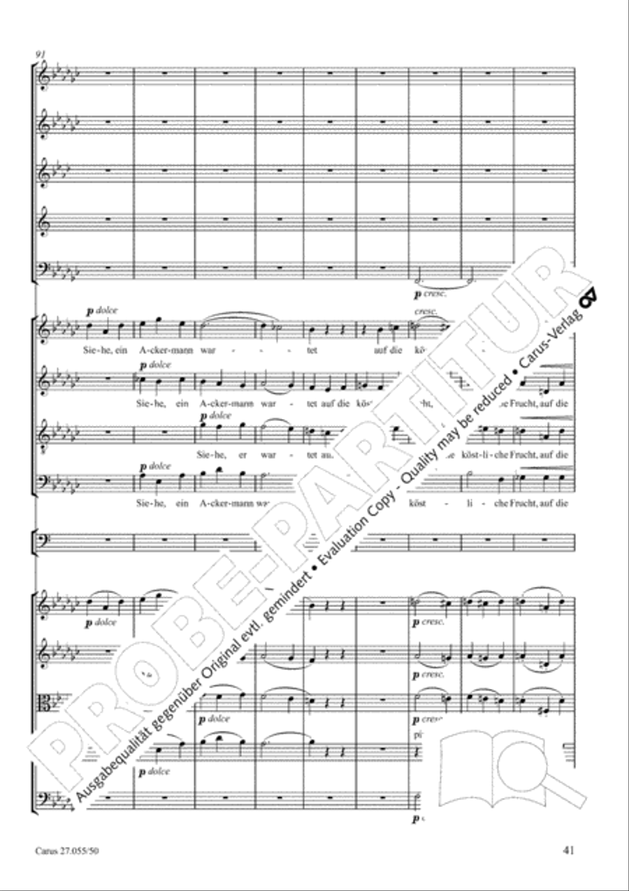 Ein Deutsches Requiem (German Requiem) 4-Part scores gallery preview page 48