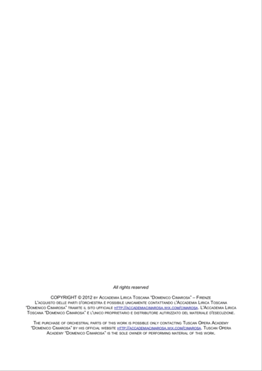 Il Convito [Vocal Score] Small Ensemble scores gallery preview page 6