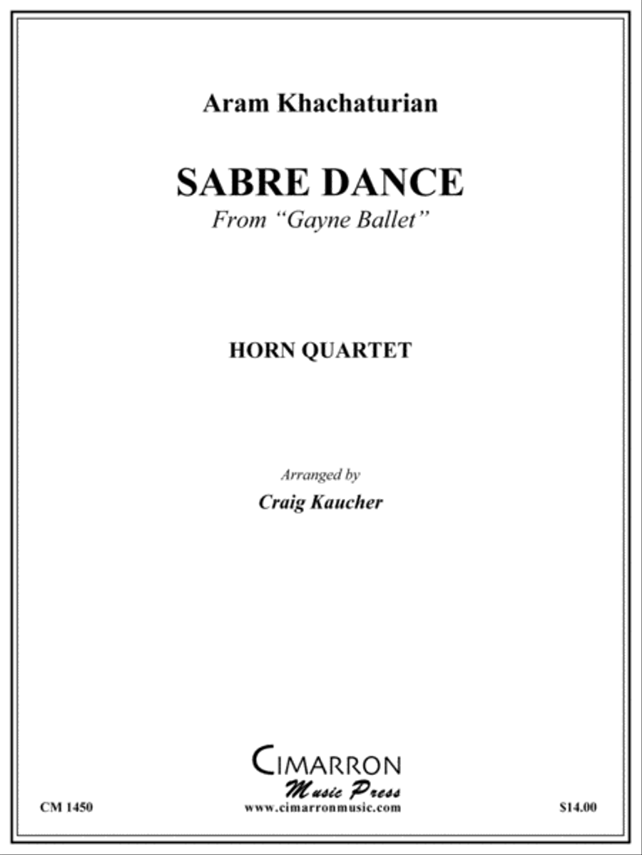 Sabre Dance Sabre Dance Horn scores gallery preview page 1