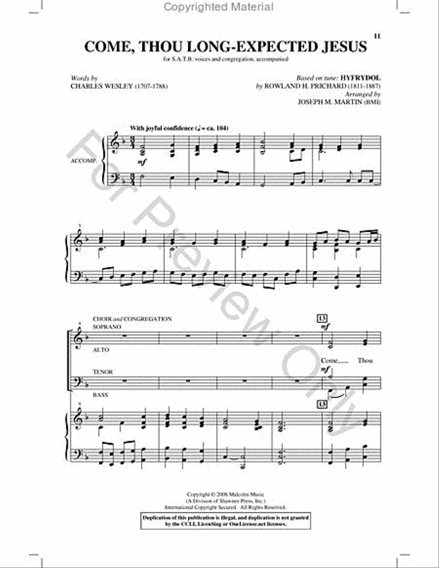 Carols for Choir and Congregation Choir scores gallery preview page 10