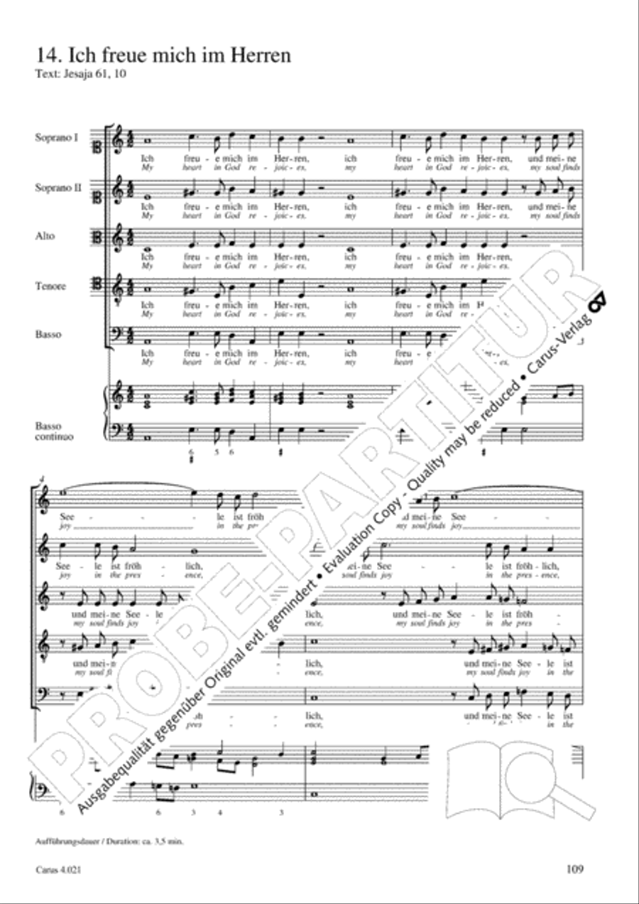 Schein: Israelsbrunnlein. Fontana d'Israel. Complete edition Choir scores gallery preview page 116