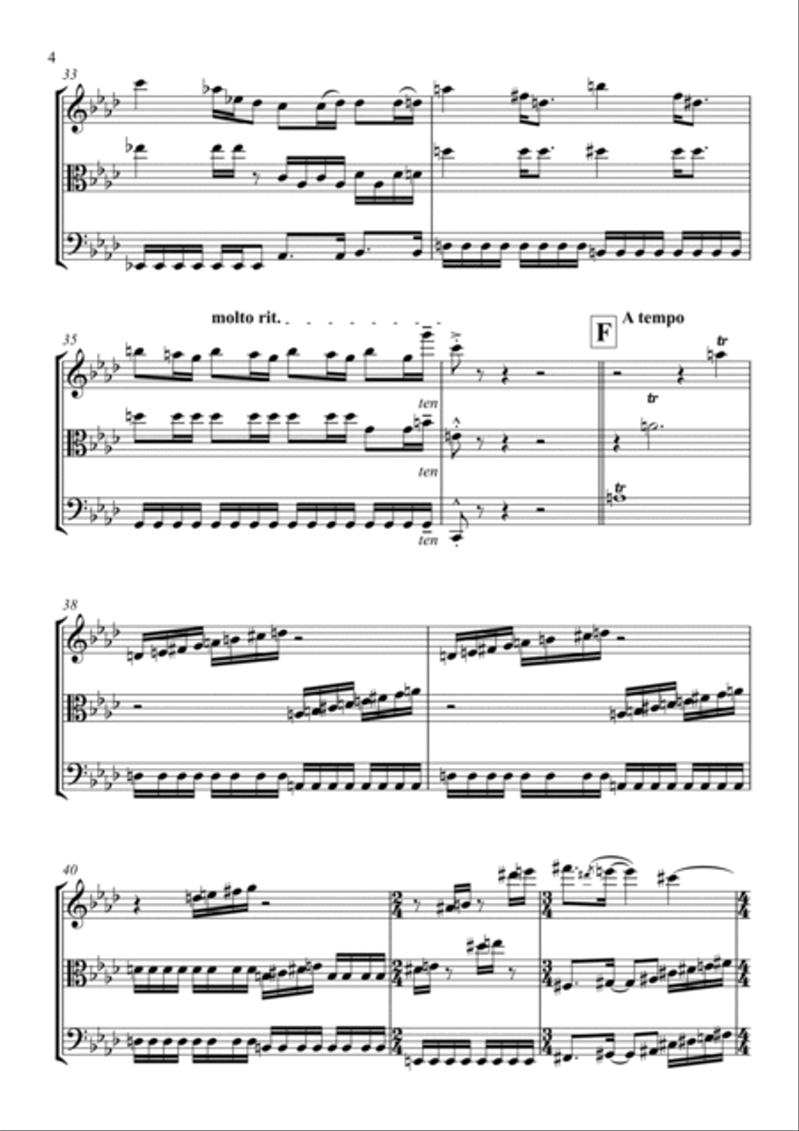Bicycle Race String Trio scores gallery preview page 4