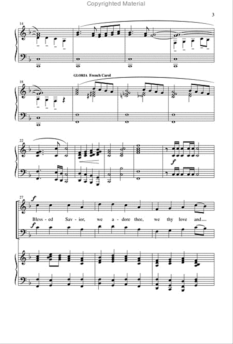 The Glorious Medley 4-Part scores gallery preview page 3