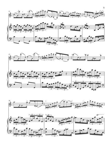 Paganini-Pokhanovski 24 Caprices: #11 for violin and piano image number null