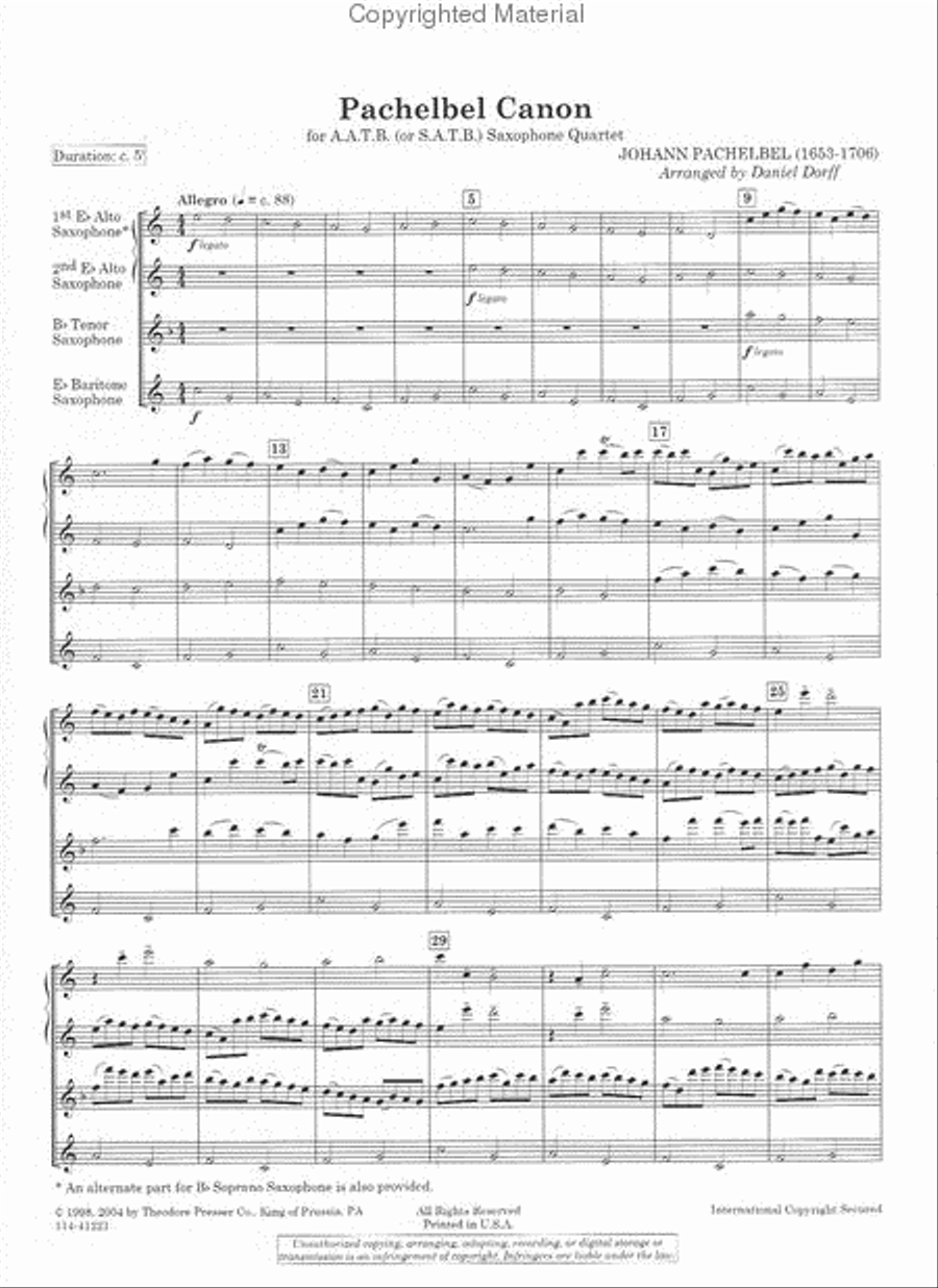 Pachelbel Canon