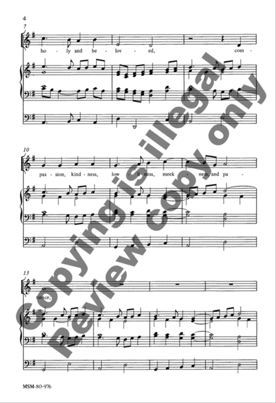 Offertory for Unity 4-Part scores gallery preview page 4