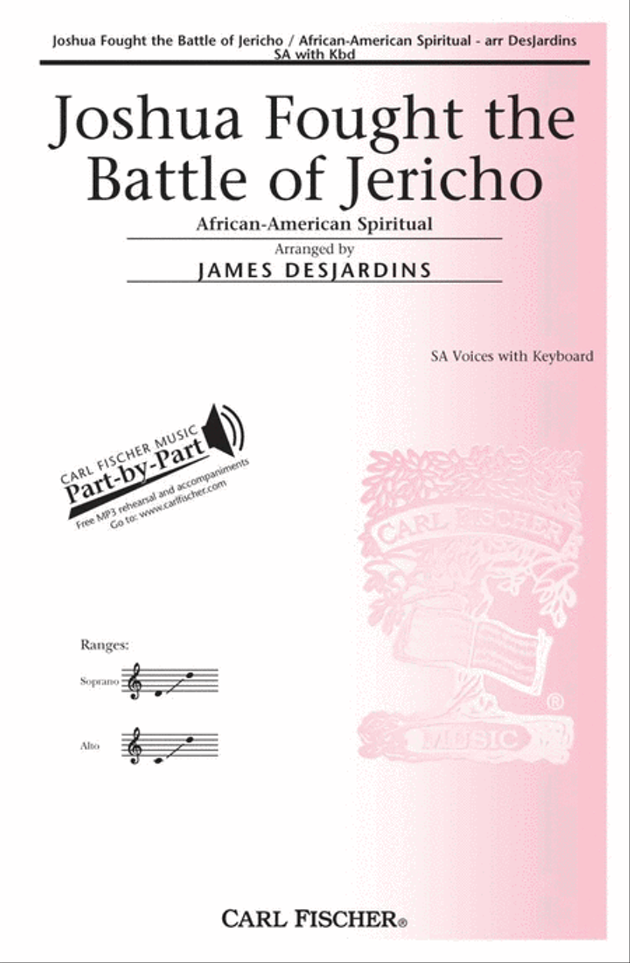 Joshua Fought the Battle of Jericho SA scores gallery preview page 1