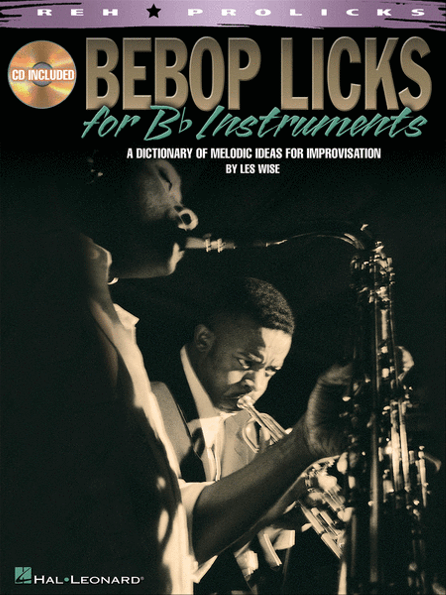 Bebop Licks for B-Flat Instruments B-Flat Instrument scores gallery preview page 1