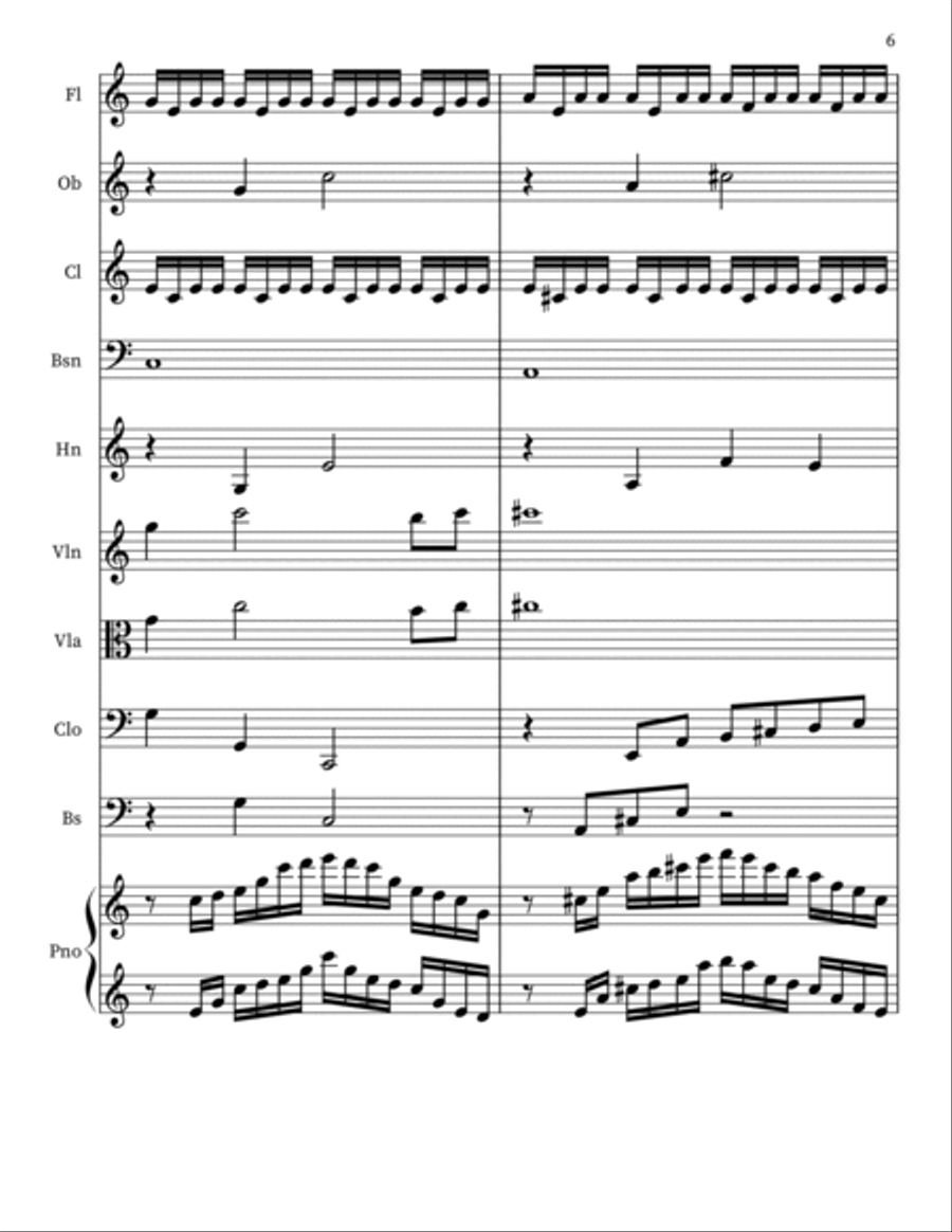 Mystical Orchestra Sketch Orchestra scores gallery preview page 6
