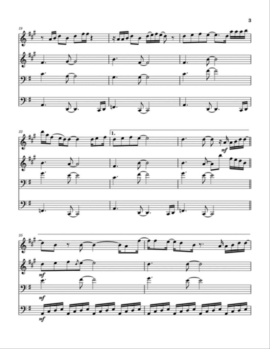 Testify Brass Quartet scores gallery preview page 4