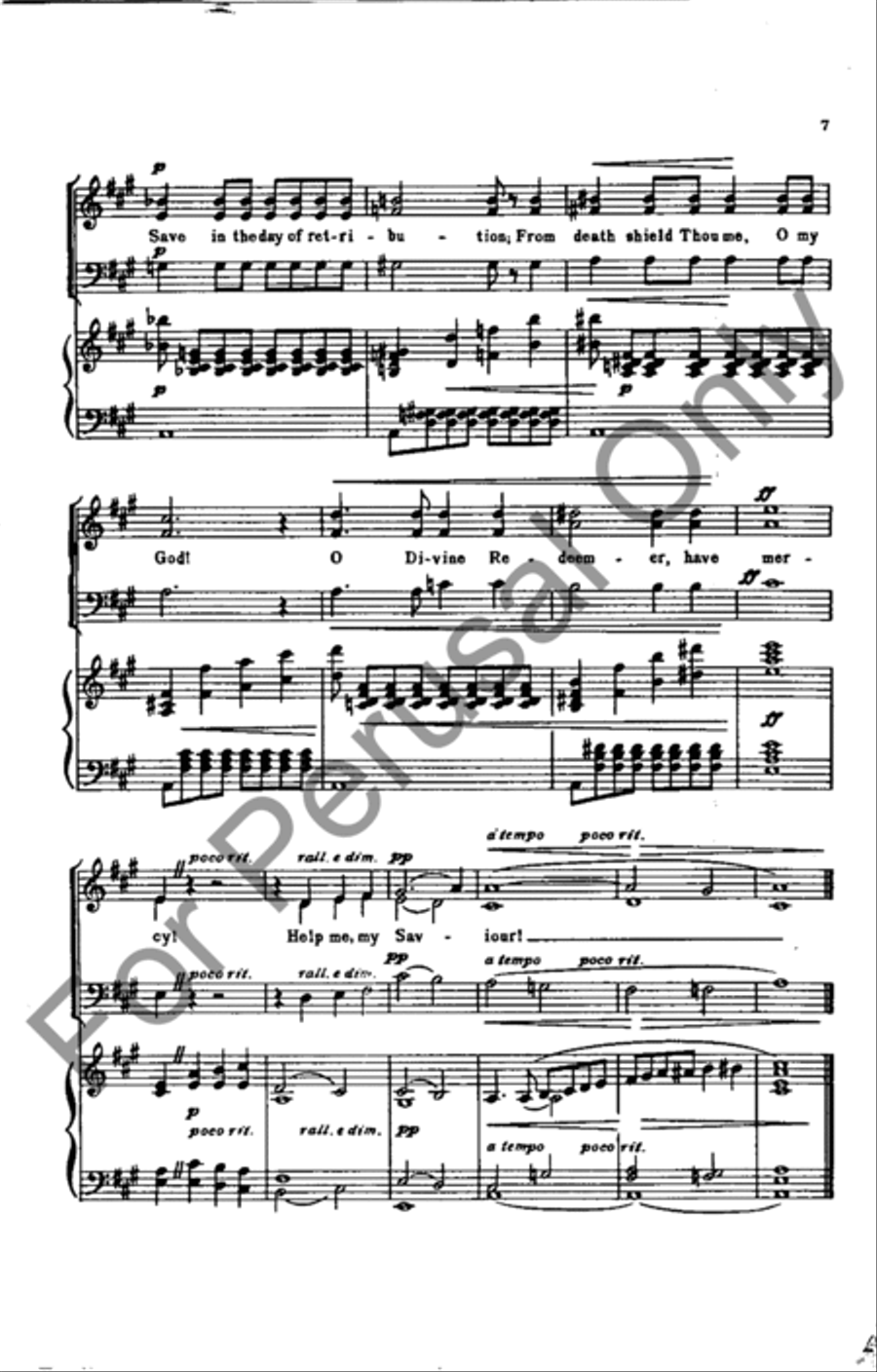 O Divine Redeemer O Divine Redeemer 3-Part scores gallery preview page 6