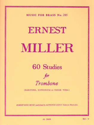 Book cover for 60 Studies (trombone Solo)