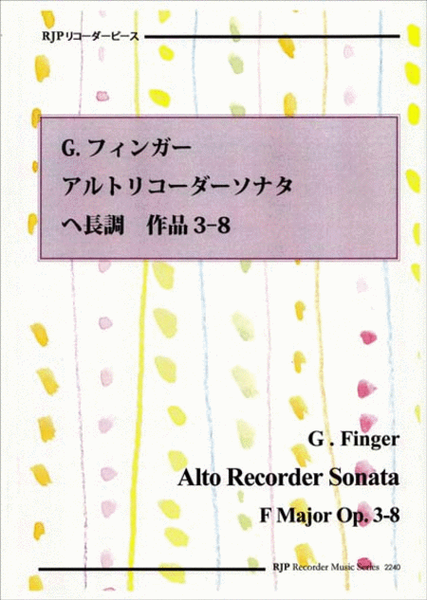 Sonata F Major, Op. 3-8 image number null