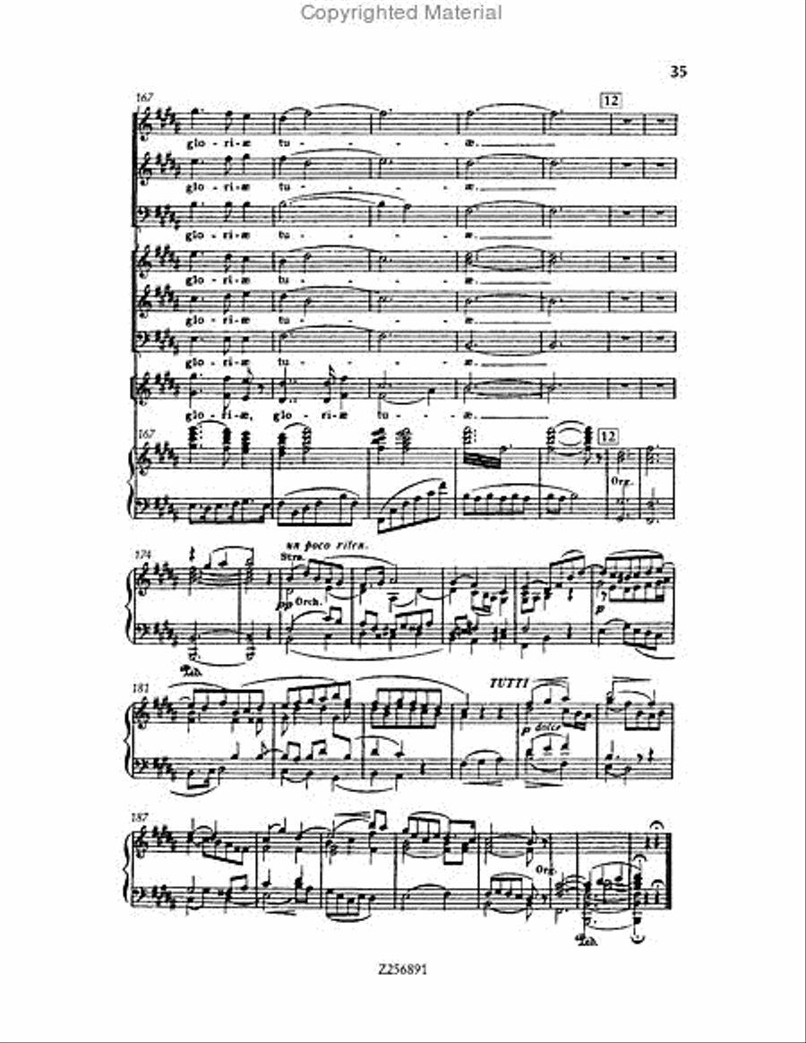 Te Deum, H 118 Te Deum, H 118 Choir scores gallery preview page 35