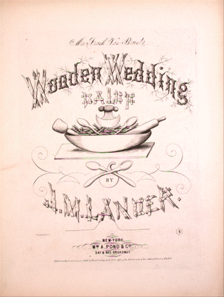 Wooden Wedding Galop Piano Solo scores gallery preview page 1