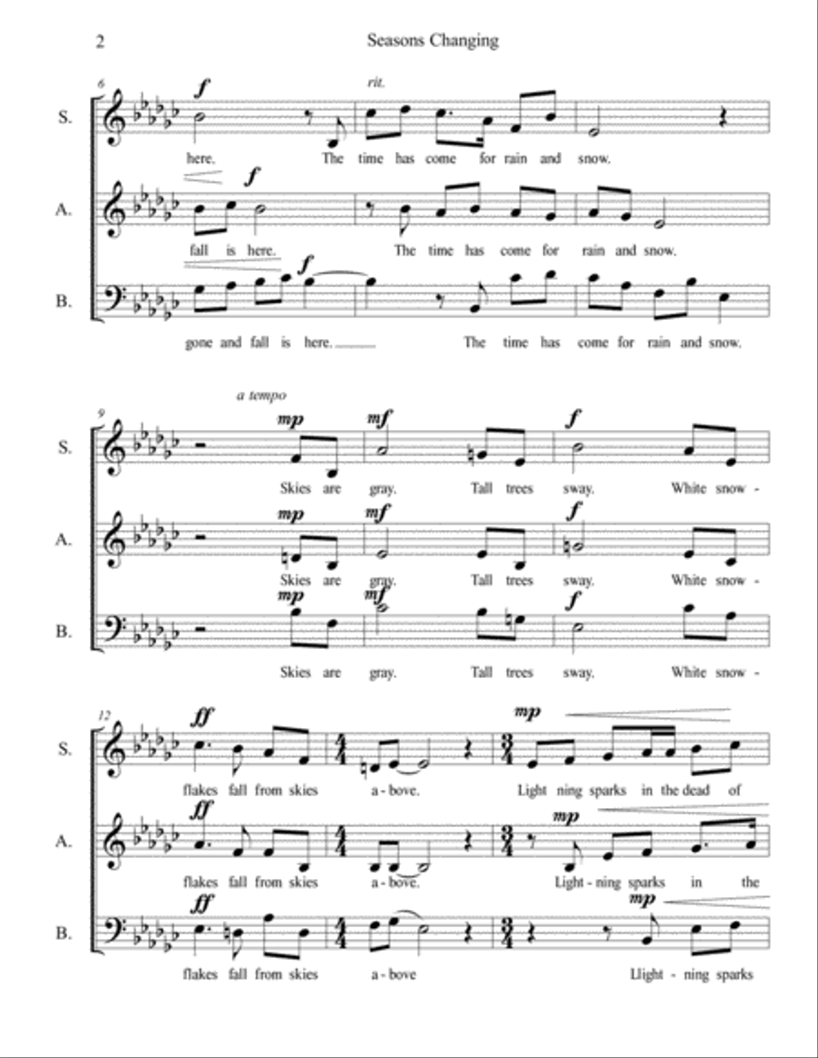 Seasons Changing 3-Part scores gallery preview page 2