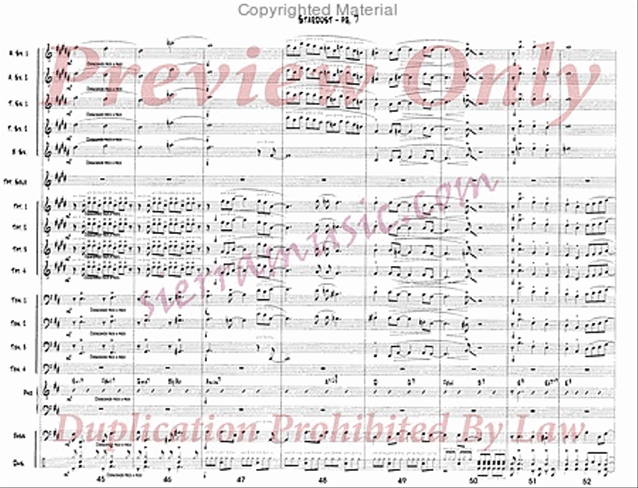 Stardust Stardust Jazz Ensemble scores gallery preview page 8