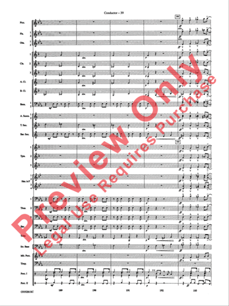 Duke Ellington! Duke Ellington! Concert Band scores gallery preview page 42