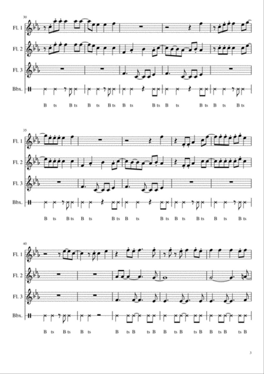 Happy Woodwind Trio scores gallery preview page 4