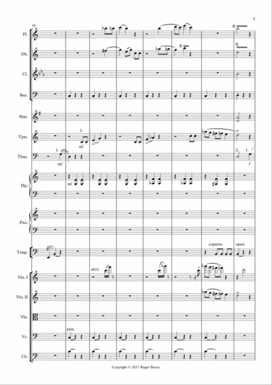 Splash Dash Dance Full Orchestra scores gallery preview page 3