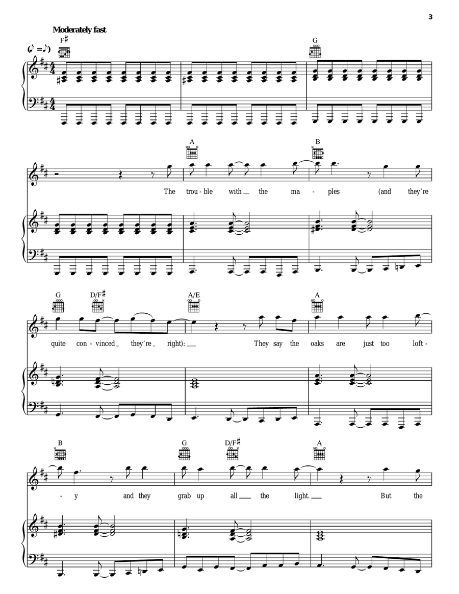 The Trees Acoustic Guitar scores gallery preview page 3