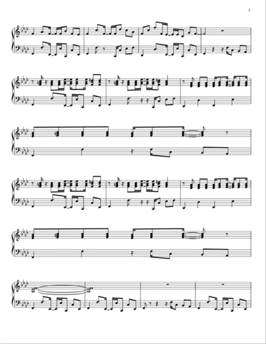 Axel F Axel F Piano Solo scores gallery preview page 2