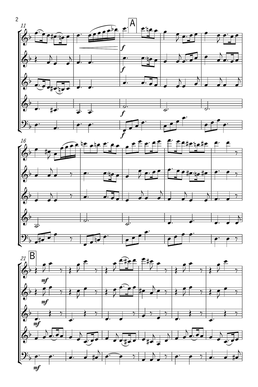 What Child is This? Woodwind Quintet scores gallery preview page 3