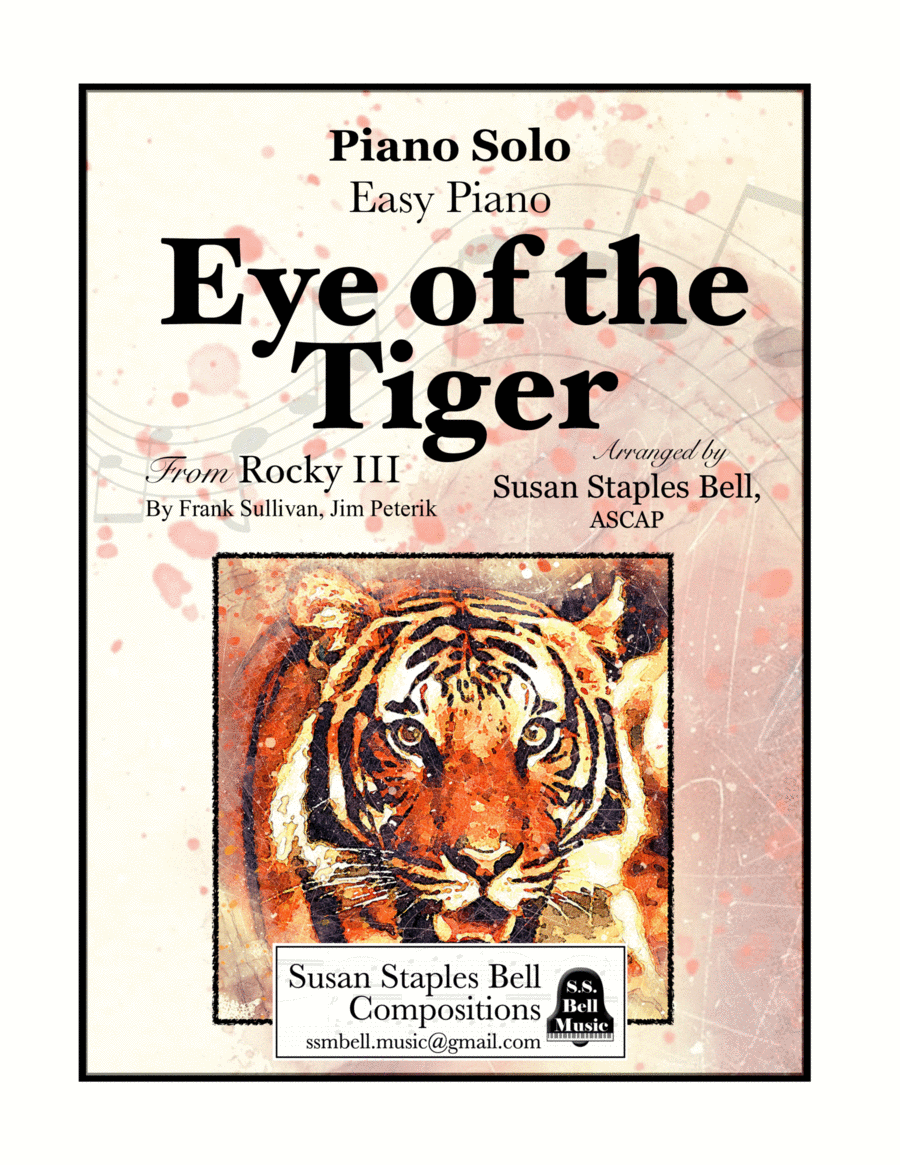 Eye Of The Tiger Piano Method scores gallery preview page 1