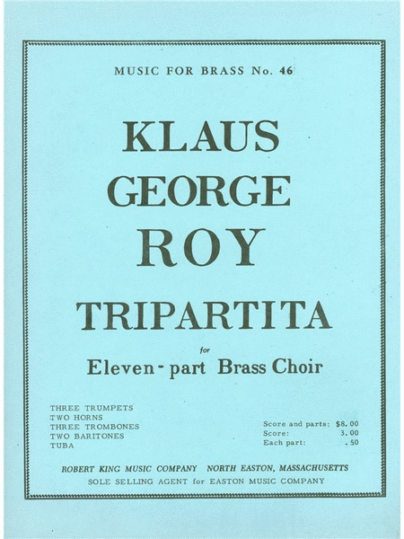 Tripartita (ensemble-brass 8 Or More)