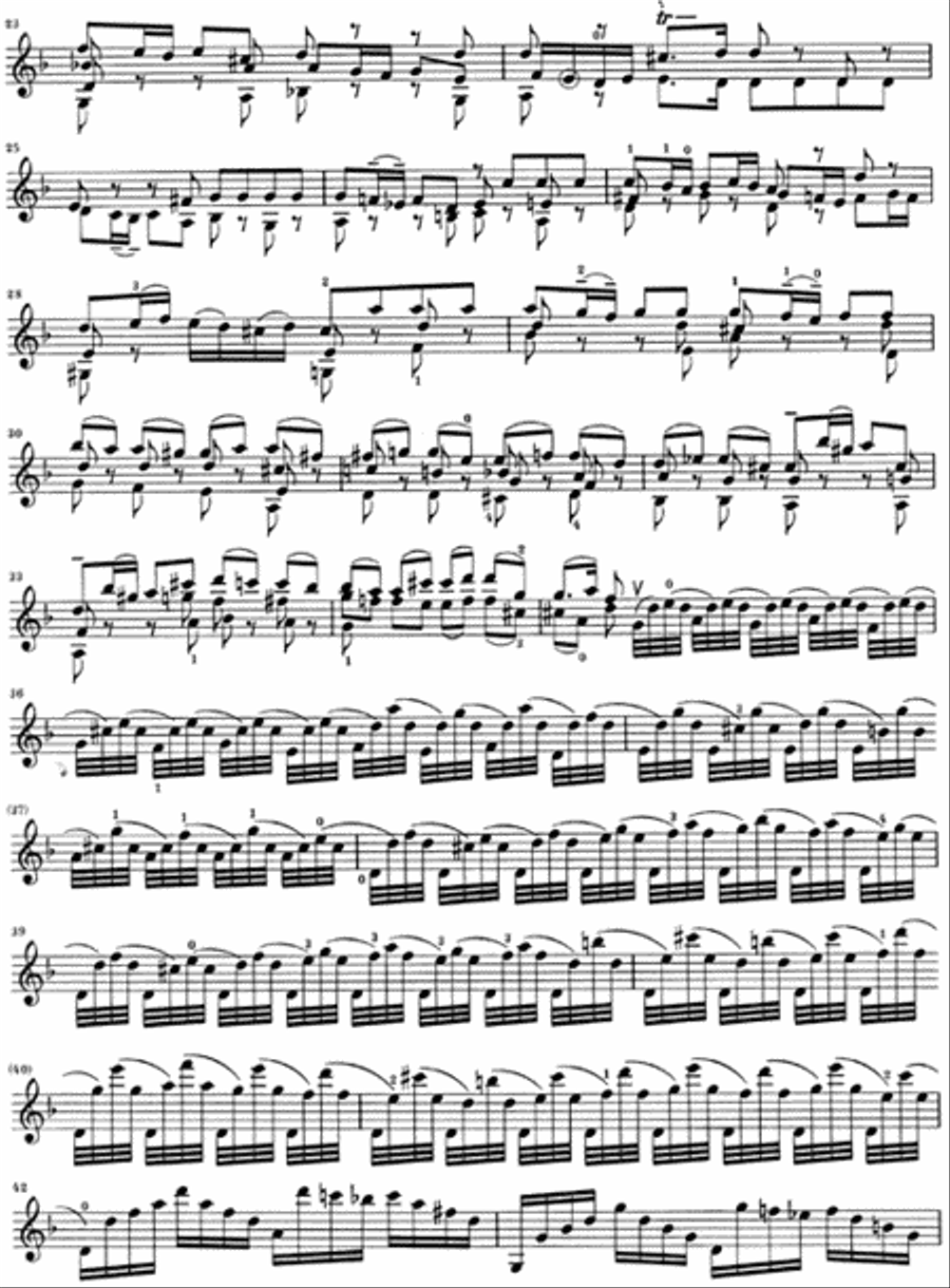 Sonatas and Partitas BWV 1001-1006 Violin Solo scores gallery preview page 4