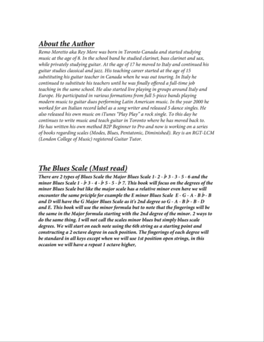 The Complete Book of Blues Scales for Guitar Electric Guitar scores gallery preview page 3