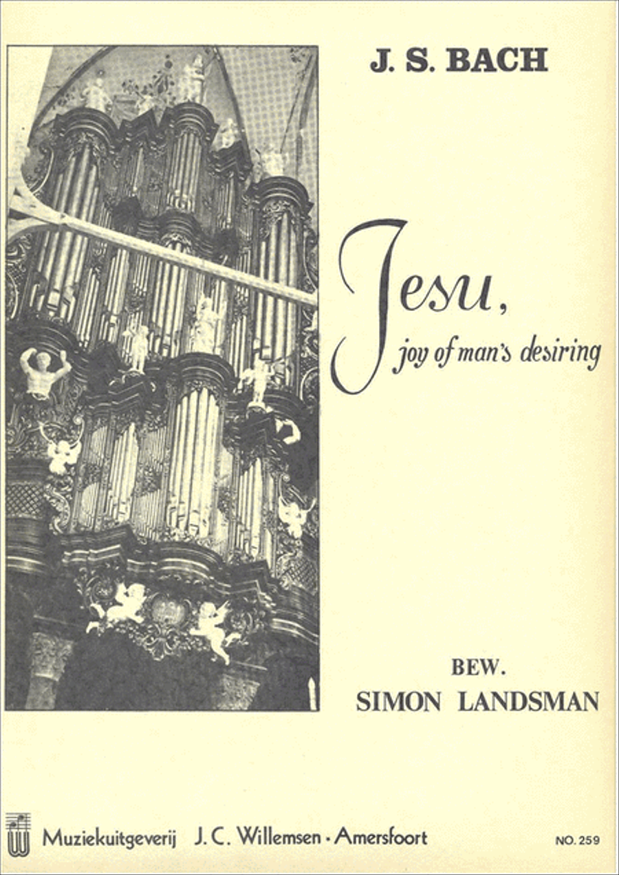 Jesu, Joy Of Man's Desiring Organ scores gallery preview page 1