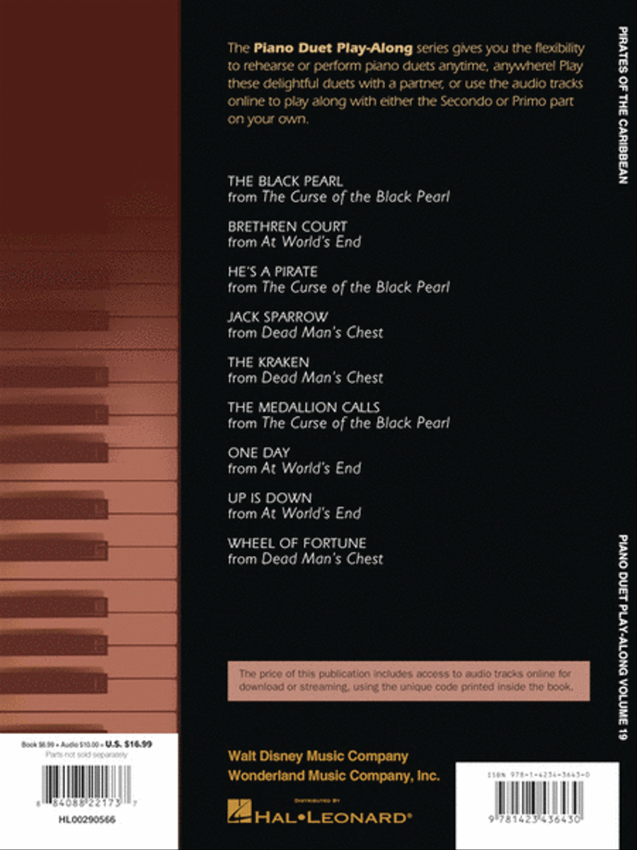 Pirates of the Caribbean 1 Piano, 4-Hands scores gallery preview page 10