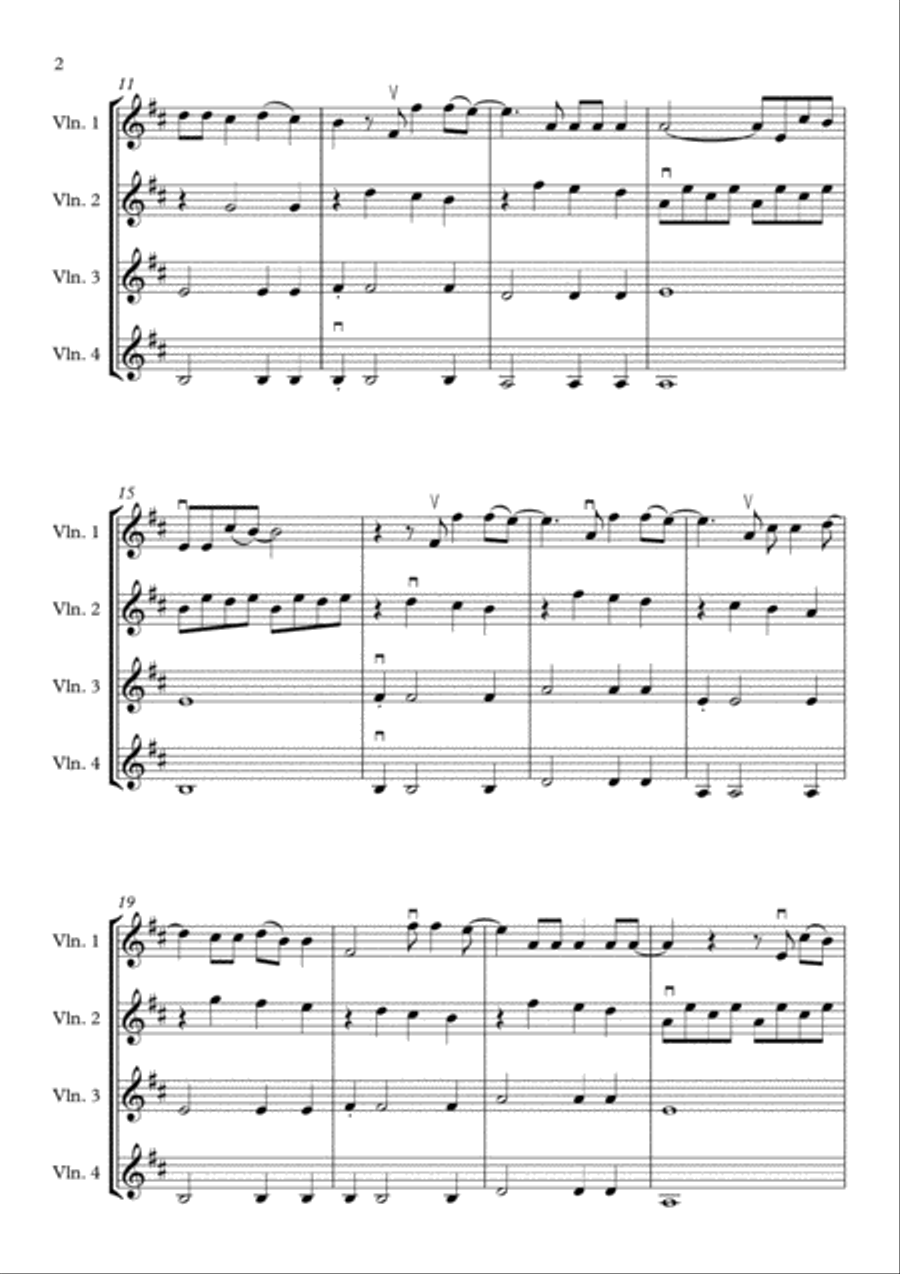 Radioactive Radioactive Violin scores gallery preview page 2