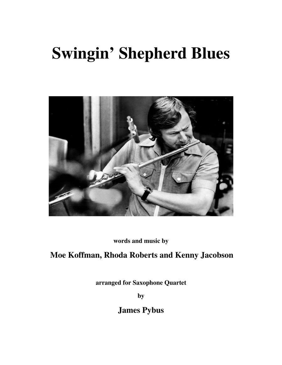 The Swingin' Shepherd Blues Saxophone Quartet scores gallery preview page 1