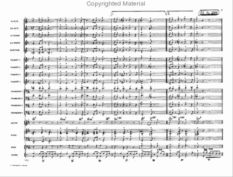 Nada Mas Jazz Ensemble scores gallery preview page 11