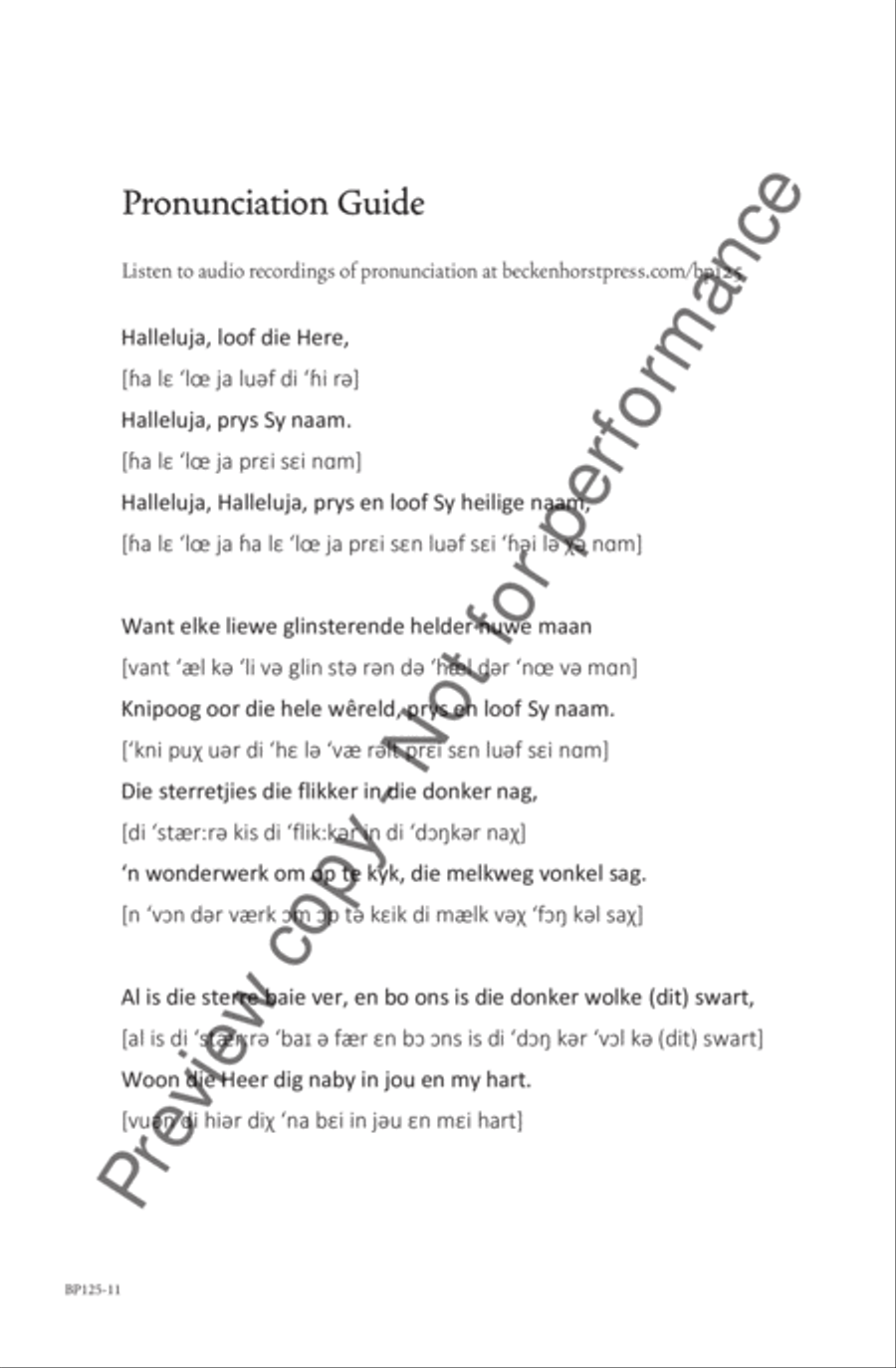 Halleluja, Loof Die Here - SA SA scores gallery preview page 12