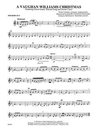 A Vaughan Williams Christmas: 2nd F Horn