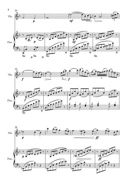 Meditation from Thais , arranged for Violin solo with Piano image number null