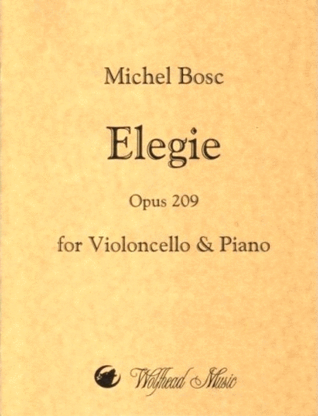 Elegie for Violoncelllo and Piano