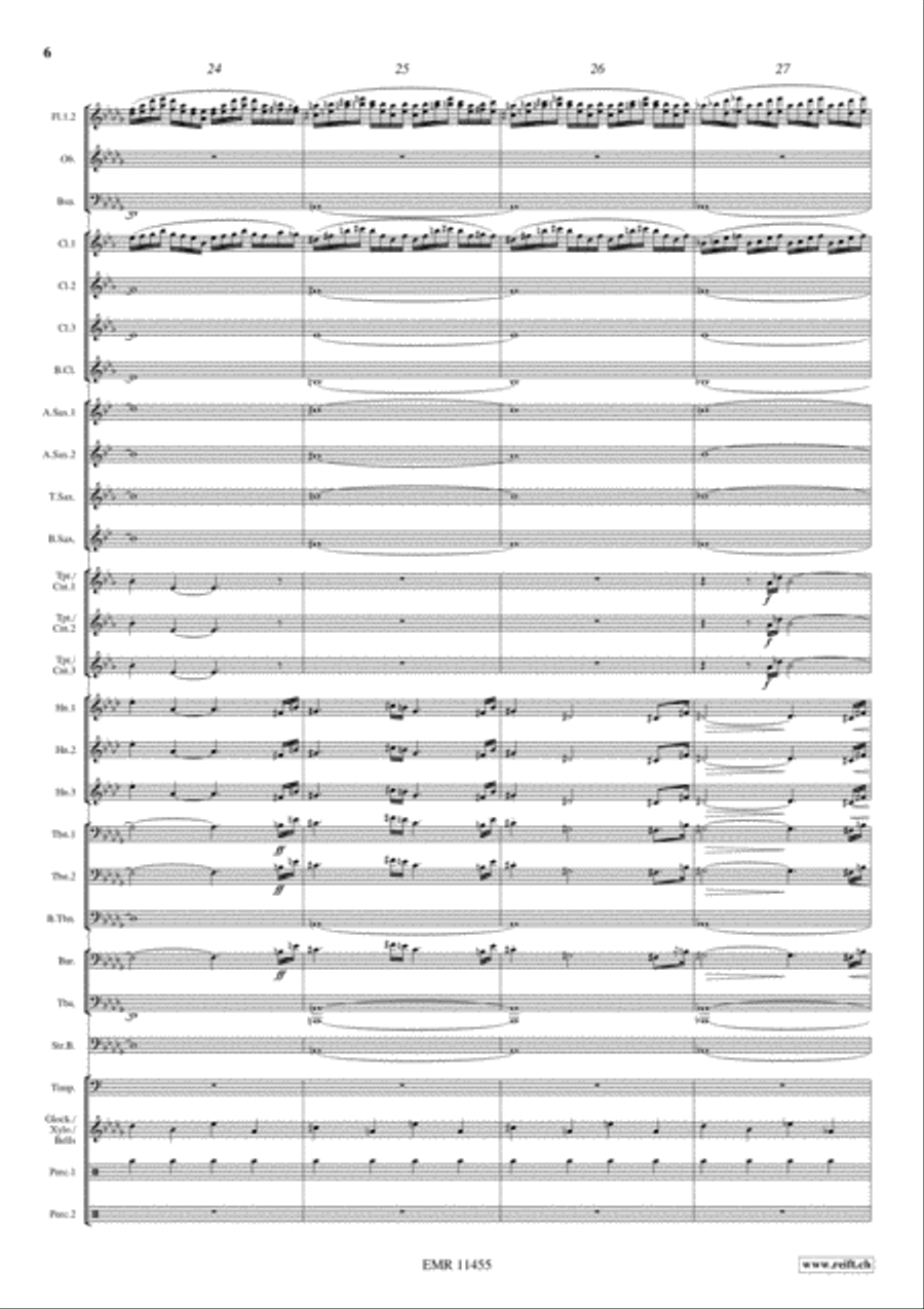 Ben Hur Suite Concert Band scores gallery preview page 7