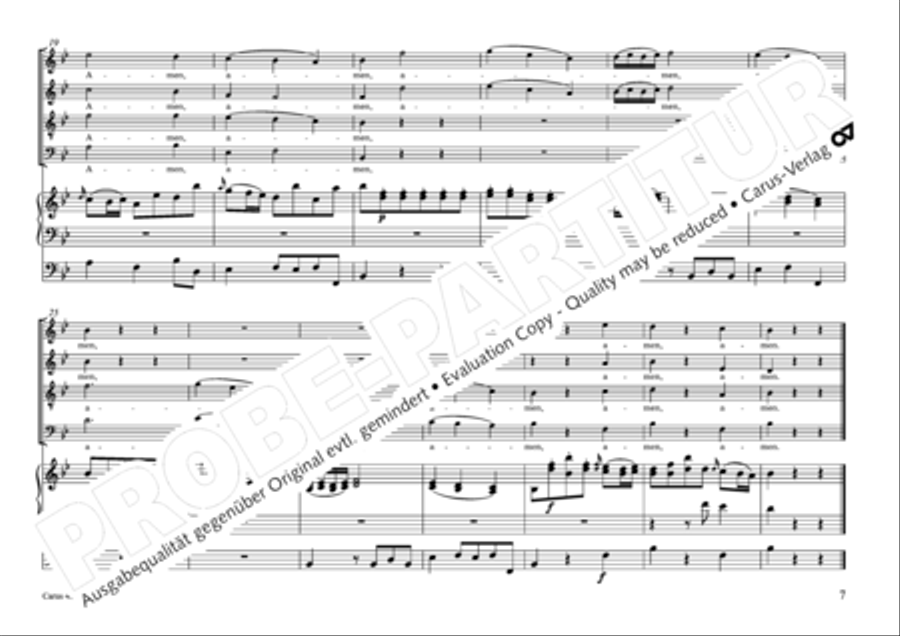 Missa brevis Sti. Joannis de Deo (Kleine Orgelsolomesse) 4-Part scores gallery preview page 8