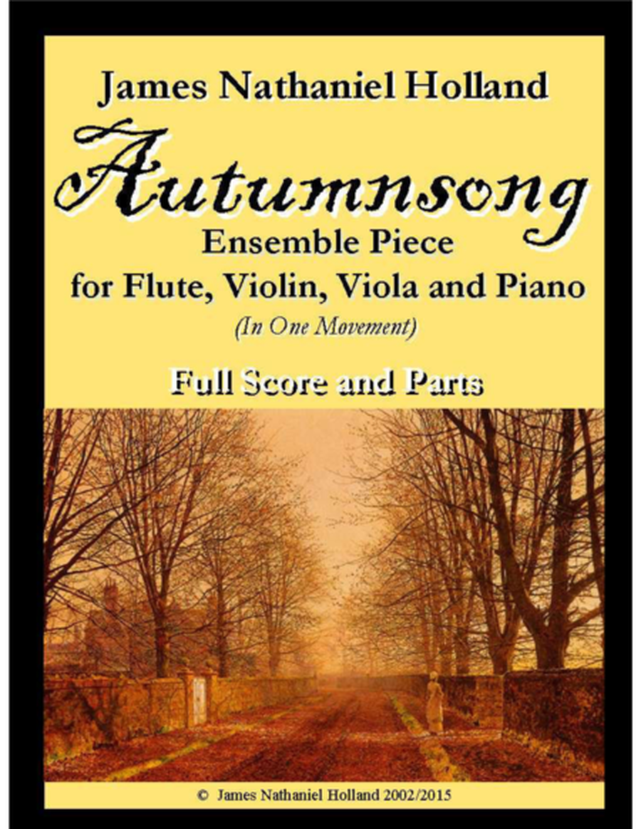 Autumnsong: Piece for Flute, Violin, Viola, and Piano image number null