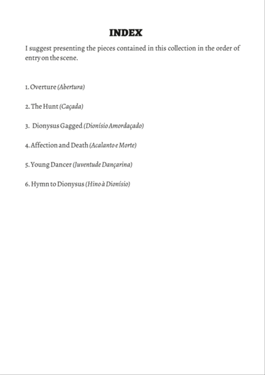 From Dionysus to Koré (Complete Soundtrack) 6 pieces Clarinet scores gallery preview page 3