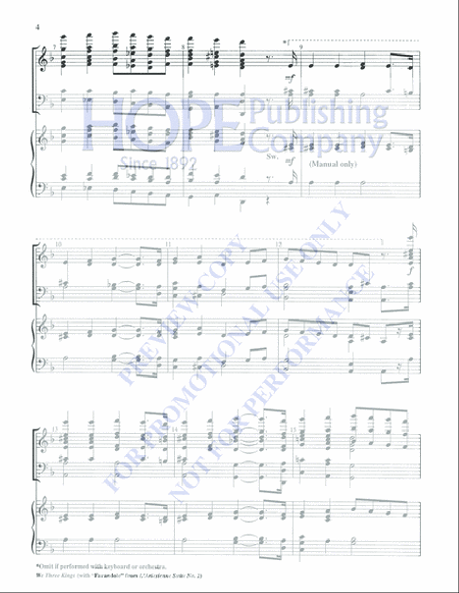 We Three Kings Orchestra scores gallery preview page 4