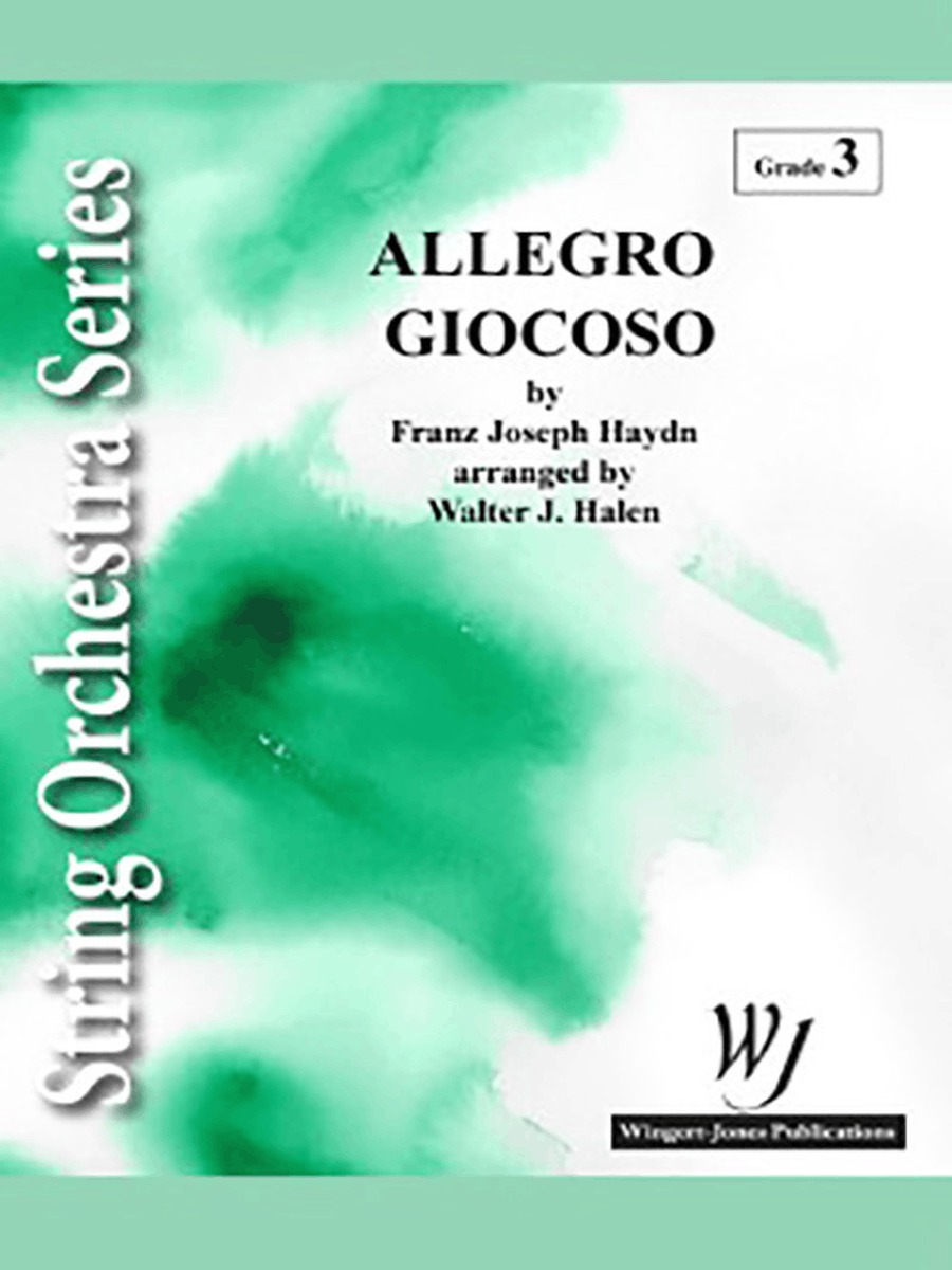 Allegro Giocoso (Score) String Orchestra scores gallery preview page 1