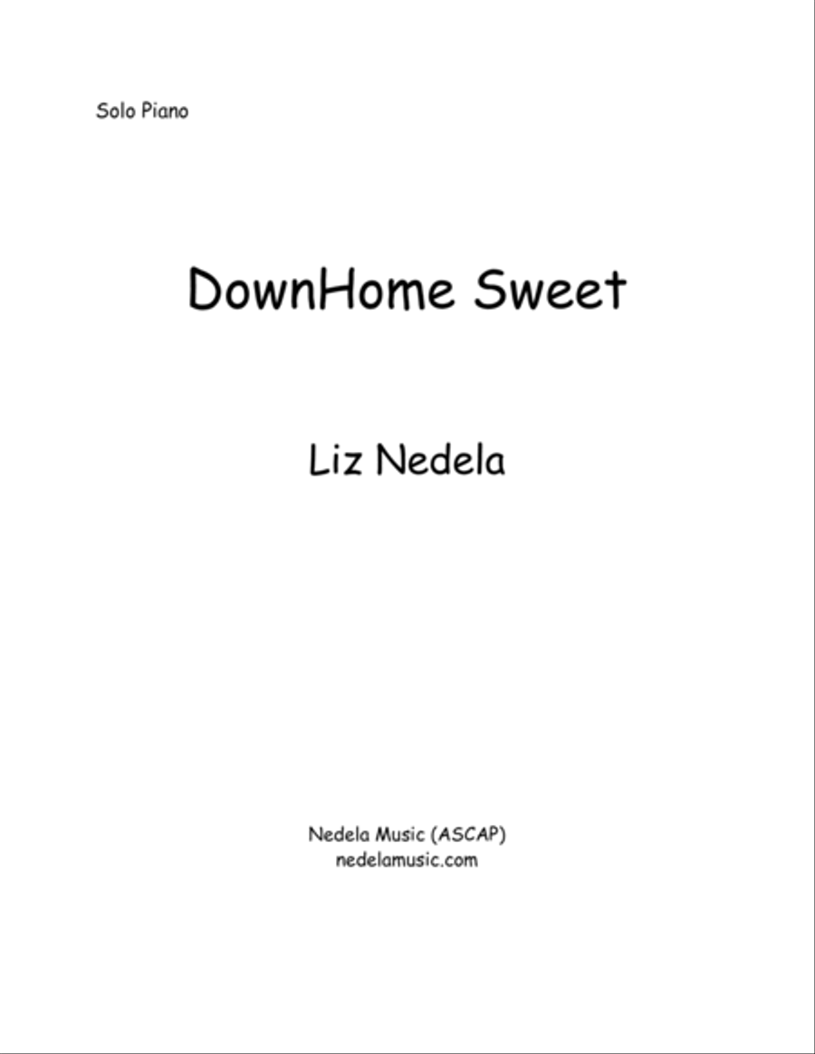 DownHome Sweet DownHome Sweet Piano Solo scores gallery preview page 2