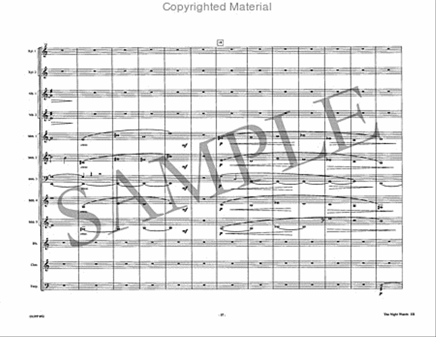 The Night Watch Percussion Ensemble scores gallery preview page 15